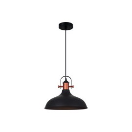 Lámpara led colgante 2G 3460 N negro/cobre