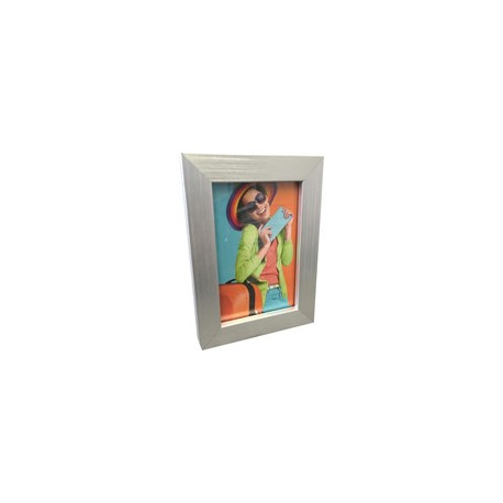 PORTARETRATO ALU-01 ALUM PLATA RAYADO 10X15C ...