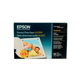 PAPEL EPSON PREMIUM GLOSSY PAQUETE CON 100 H ...