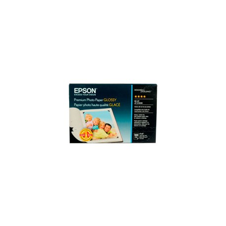 PAPEL EPSON PREMIUM GLOSSY PAQUETE CON 100 H ...