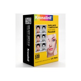 PAPEL INKJET KRONALINE PB101 4X6 PULG BARITA ...