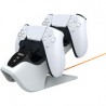 Cargador dual Bionik PS5 blanco