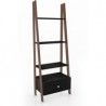 ESTANTERIA BERTOLINI RT 3091 RUSTICO NEGRO