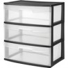 CAJONERA STERILITE 2930 3 CAJONES NEGRO