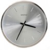 Reloj de pared plateado metal
